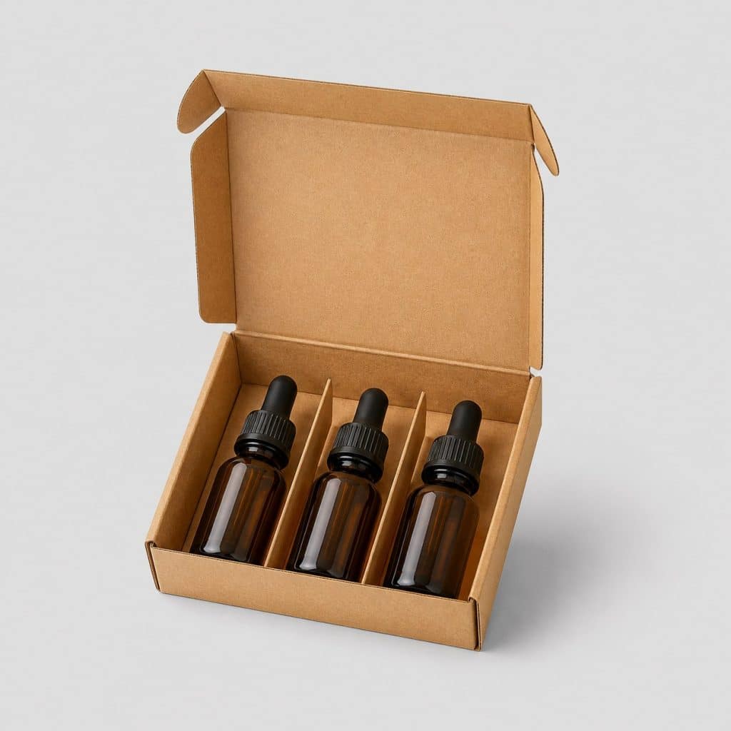 Coffret de trois huiles essentielles de 10 ml pour la détente