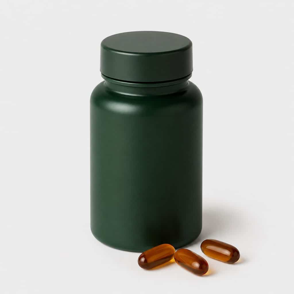 Pilulier de complément alimentaire huile de bourrache et onagre en capsules