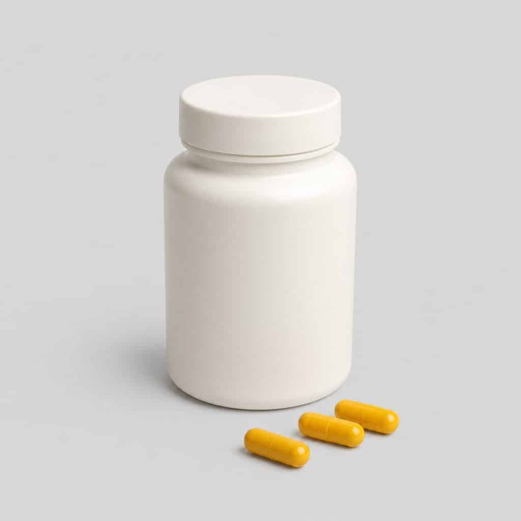 Pilulier de complément alimentaire lutéine et zéaxanthine en gélules