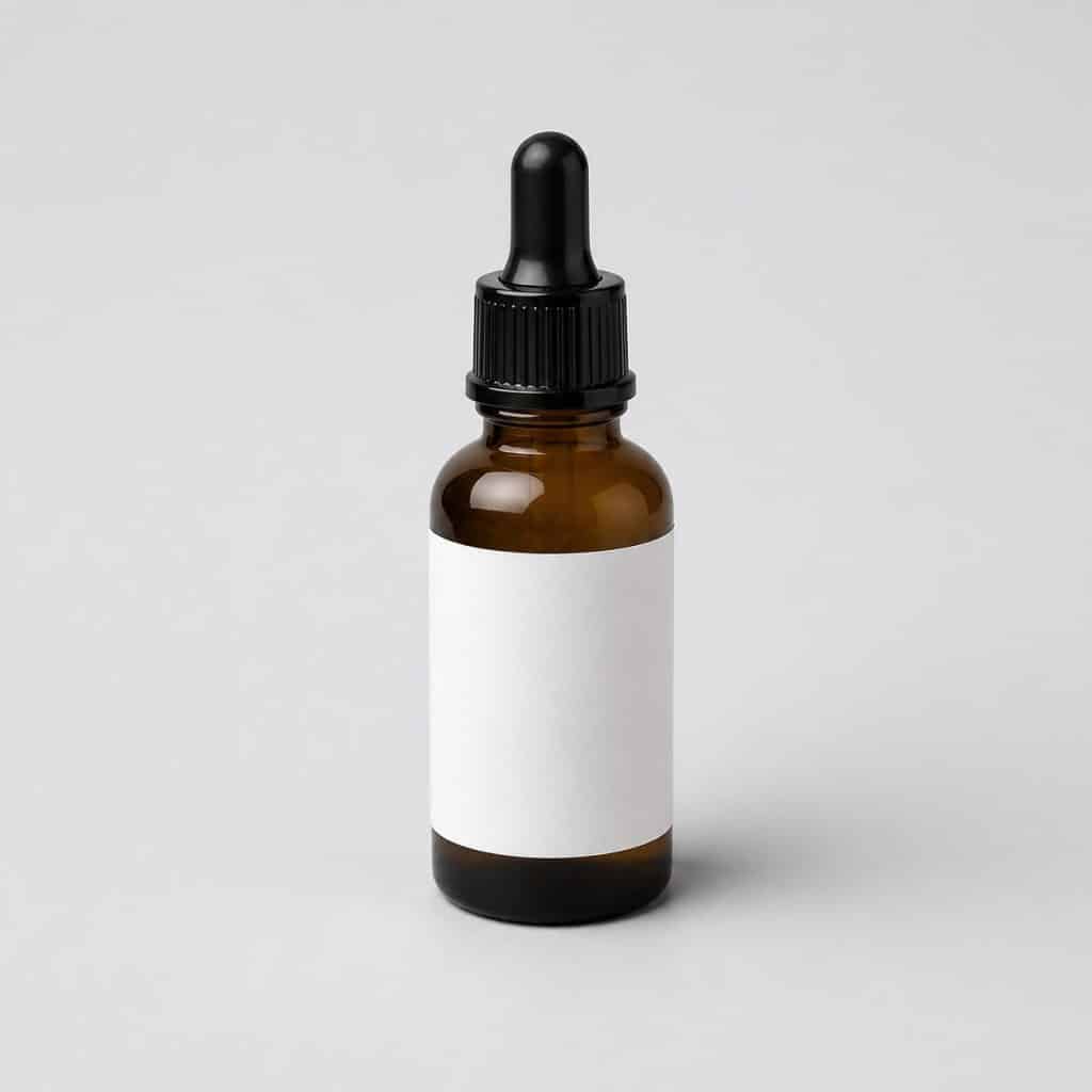 Flacon ambré de macérat de bourgeons de cassis, 30 ml