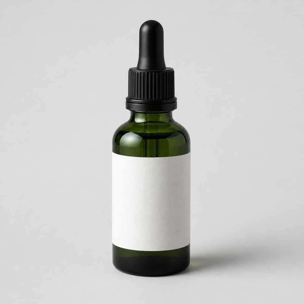 Flacon de macérat de bourgeons de figuier en verre teinté, 30 ml