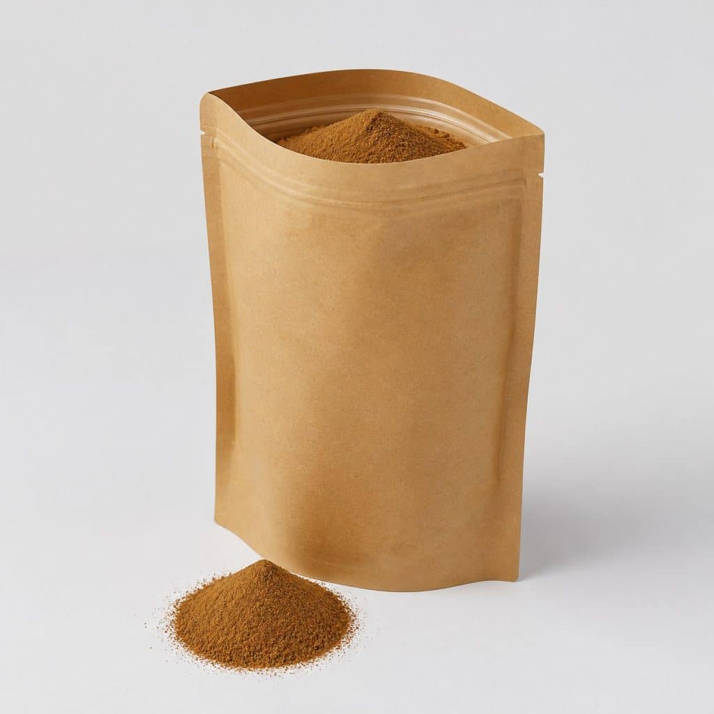 Sachet refermable de 250 g de racine de ginseng en poudre
