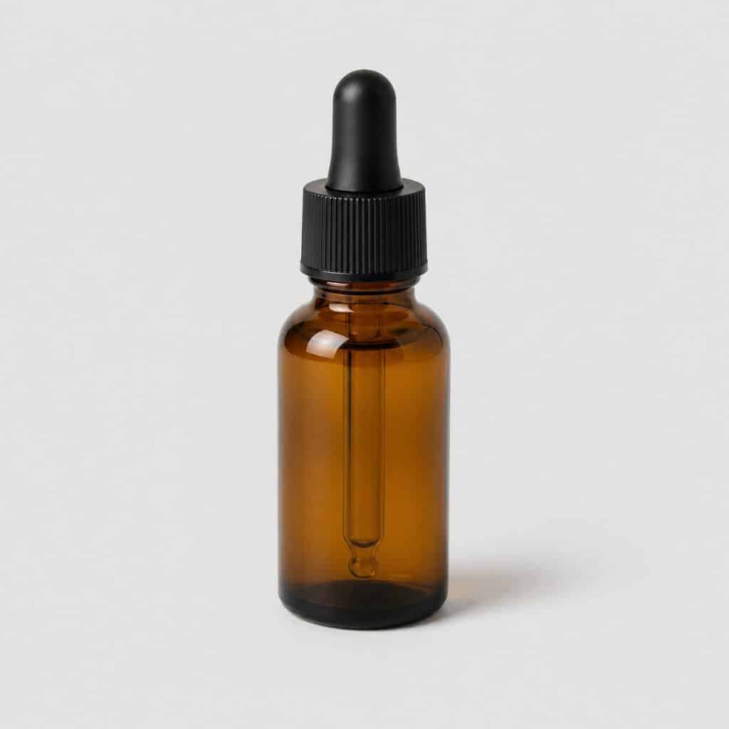 Flacon de vitamine D3 en gouttes de 20 ml en verre teinté